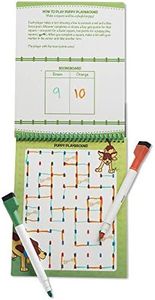 Melissa & Doug On The Go Animal Games Wipe-Off Activity Pad Reusable Travel Toy with 2 Dry-Erase Markers, Great Gift for Girls and Boys - Best for 6, 7, 8 Year Olds and Up