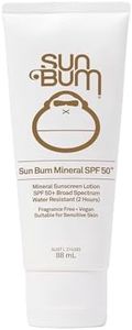 Sun Bum Mineral SPF 50 Sunscreen Body Lotion - Broad Spectrum Moisturizing Sunscreen with Vitamin E - Vegan and Hawaii 104 Act Compliant (Made without Octinoxate & Oxybenzone) - 88g