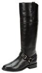 FRYE Womens Abbey Plate Tall Boot Black Size: 5 UK