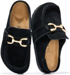Project Cloud 100% Genuine Leather Clogs for Women Non-slip Loafers (Holly)