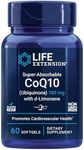 Life Extension Super-Absorbable CoQ10 (Ubiquinone) with d-Limonene 100mg, 60 Softgels