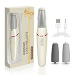 Upgraded Electric Foot Callus Remover, IRILEKI Callus Removers for Feet, Pedicure Tools for Feet, Rechargeable Portable Foot File Pedicure Tools, Foot Care for Dead Skin, for Feet & Hands (Beige)