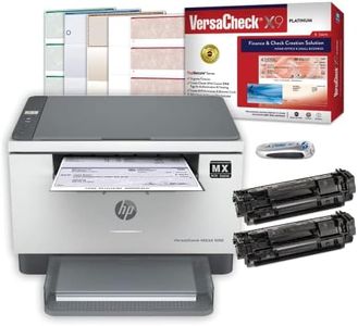 VersaCheck HP Laserjet M234 MXE MICR Check Printer X9 Platinum 5-User Check Printing Software Bundle, White