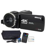 Ultimaxx 4K Camera Camcorder 42MP Video Recorder Camera Support Vlogging YouTube TikTok Digital Camcorder with 3" LCD Screen,18X Digital Zoom for Adults Kids Teens Beginners