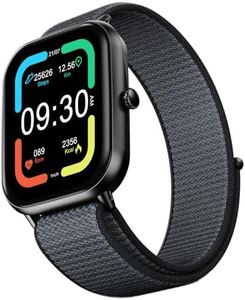 Fire-Boltt Ninja Call Pro Max Nyluxe Smart Watch 2.01″ with Bluetooth Calling, Voice Assistance, SpO2 & Heart Rate Monitor, 120+ Sports Modes, IP67 Waterproof, Smart Watch for Men & Women - Grey