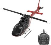 Goekhyrani Rtf Rc Helicopter，YU Xiang F08 1/27 Scale Bell 206 Brushless Direct-Drive 3D/6G Flybarless RC Helicopter Model with Optical Flow Positioning 2024