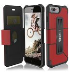 UAG Folio iPhone 8 Plus/iPhone 7 Plus/iPhone 6s Plus [5.5-inch Screen] Metropolis Feather-Light Rugged [Magma] Military Drop Tested iPhone Case