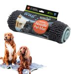 Henry Wag Pet Noodle Mat - Soft & Highly Absorbent Microfibre, Muddy Pet Accessories, Quick Drying - GRS Recycled Polyester - Medium (65cm x 50cm)