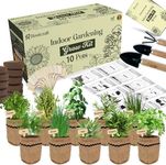 10 Herb Garden Planter Indoor Kit, 