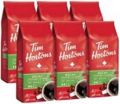 Tim Hortons Decaf Blend, Medium Roast Ground Coffee, 100% Arabica, 72 Ounce (6 x 12 oz Bags)