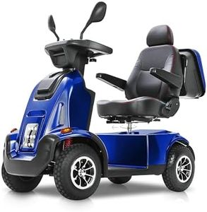 MobiCyc Heavy Duty All-Terrain Mobility Scooters for Adults & Seniors, 1000W Motor, 550LBS Capacity, 32 Miles Long Range & 9MPH, FDA Cleared, 13" Air Tires with Full Suspension, USB, Large Storage