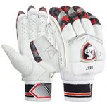 SG Leather Test Batting Gloves, Youth (Color May Vary), Cricket, One Size