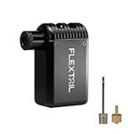 FLEXTAILGEAR Tiny Bike Pump 100PSI Tire Pump Bicycle Inflator Electric Air Pump Type-C Rechargeable Battery Portable Ultra Mini Pump with Shrader & Presta Valves for Cycling MTB Road Mountain Bike