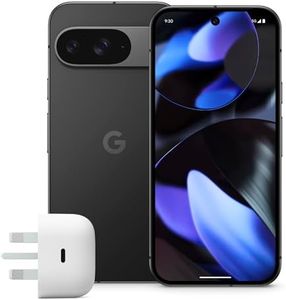 Google Pixel 9 with 45W Charger - Unlocked Android Smartphone with Gemini, Advanced Camera, 24-Hour Battery, and 6.3" Actua Display - Obsidian, 128GB