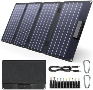 Foldable 40W Solar Power Charger, Portable Solar Panel for Power Station Generator, Watrerproof Solar Charger with QC 3.0 and USB-C for iPhone, Ipad, Laptop for Outdoor Camping Van RV Trip