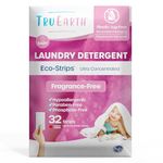 Tru Earth Eco-Strips Laundry Detergent (Baby) 32 Loads. No Plastic Packaging, Ultra-Concentrated, Pre-Measured Strips, Easy Storage. For Machine & Hand Washing, Fragrance-Free