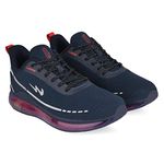 Campus Men's Sensor Navy/RED Running Shoes - 9UK/India 22G-870