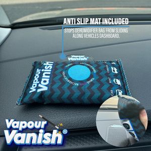 VapourVanish Reusable Car Dehumidifier – Moisture Absorber Bag