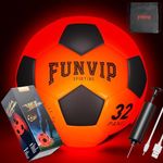 Funvip Light Up LED Soccer Ball, Re