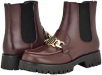 Tommy Hilfiger Women's Westal Ankle Boot, Wine 600, 10