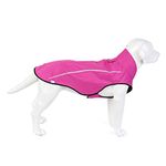 Mile High Life | Dog Raincoat | Adjustable Water Proof Pet Clothes | Lightweight Rain Jacket with Reflective Strip | Easy Step in Closure(S, Hot Pink)