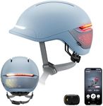 UNIT 1 FARO Smart Helmet | Front & Rear Lights | Bicycle Certified, E-Bike, Scooter | Crash Alert | Nav Remote Included w/Turn Signals & Automatic Brake Lights | iOS & Android App (Stingray, Small)