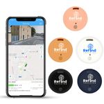 ReFind R2 Smart Tracker for Android and iPhone. Mini GPS Tag Bluetooth 5.0 Key Finder. Samsung AirTag Alternative for Keys, Pets, Wallets and Luggage (Orange)