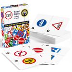 132 Road Sign Flash Cards 2024 UK - Your Roadmap to Success of Driving Theory Test - Ideal for Teenage Boys & Girls 16-18 Years - Learner Driver Gifts 17th Birthday