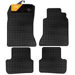 FSW - Fits Mercedes A Class 2012-2018 - Tailored Car Mats - HEAVY DUTY 3mm Rubber Matting - Anti Slip Mat - Waterproof, Non Slip Car Floor Mat, Fitted with Clips - 4 Rubber Floor Mat Set