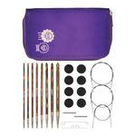 KnitPro Symfonie Afghan/Tunisian Crochet Hook Set | 8 Sizes (3.5mm to 8mm)