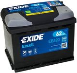 Exide Eb620 Starter Battery 62 Ah