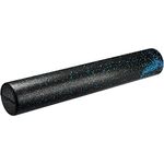 Amazon Basics High-Density Blue Speckled Round Foam Roller - 90 cm