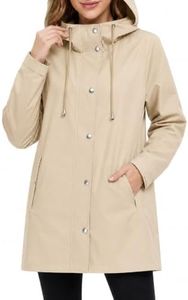 Orolay Rain Jacket Women Waterproof Lightweight Travel Rain Coat with Hood