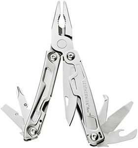 LEATHERMAN, Rev Pocket Size Multitool with Package Opener and Screwdrivers, Stainless Steel