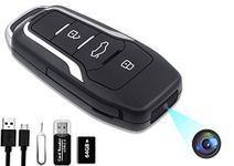 64GB Spy Camera Car Key,360 Minutes Battery Life, Mini Nanny Cam Hidden Camera,Small Hidden Camera with HD 1080P,Surveillance & Security Spy Hidden Cameras