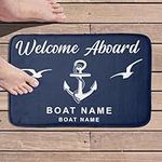 Personalized Welcome Aboard Boat Ma