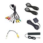 Bestycar Car Stereo Radio 4G RCA USB CAM in Cable GPS Antenna Wire Harness Kit for 9'' or 10'' Aftermarket Android Headunit with 16pin Power Socket 20pin RCA port