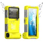 Nisso 𝟐𝟎𝟐𝟒 Upgrade Underwater Diving Phone Case for iPhone 15/14/13/12/11 Pro Max/XR/XS/X Galaxy S24/S23/S22/S21 Universal Waterproof Case for Snorkeling Photo Video Yellow