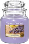 Yankee Candle Scented Candle | Lemon Lavender Medium Jar Candle| Long Burning Candles: up to 75 Hours | Gifts for Women