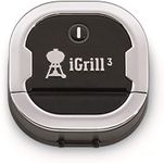 Weber iGrill 3 Smart Bluetooth Thermometer/Compatible with Genesis II, Spirit II & Genesis II LX Gas Barbecues, Weber iGrill App, Temperature Alerts, LED Display, 250H Battery, 5.6 x 6.6 x 6.4 cm