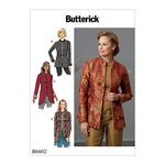 Butterick Patterns Women's Open and Button Closure Jacket Sewing Patterns, 14-16-18-20-22, White