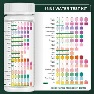 TESPERT 16-in-1 Water Test Strips – Multi-Parameter Home Testing