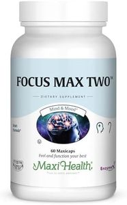 Focusmax Nootropic Brain Supplement for Memory, Focus & Mood Support – Methylated B12, Ginkgo Biloba, Phosphatidylserine, Acetyl-L-Carnitine – Mental Clarity & Energy – 60 Vegetarian Capsules