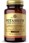 Solgar Potassium Amino Acid Complex, 100 Tablets - Nerve & Muscle Health - Promotes Electrolyte Balance - Non-GMO, Vegan, Gluten Free, Dairy Free, Kosher - 100 Servings