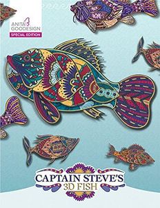 Anita Goodesign Embroidery Machine Designs CD CAPTAIN STEVE’S 3D FISH Special Edition