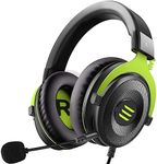 EKSA E900 Gaming Headset for Xbox - PC Headset Wired Gaming Headphones with Noise Canceling Mic, Over Ear Headphones Compatible with PS4, Xbox One, Nintendo Switch, PC, Mac, Laptop（Green）