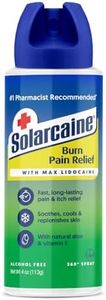 Solarcaine Aloe Burn Relief Spray with 4% Lidocaine - Soothing Lidocaine Spray for Burns, Scrapes & Itch - Aloe Spray to Soothe, Cool & Replenish Skin - 4oz