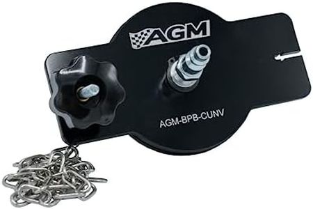 AGM Products Universal Brake Resevoir Adapter. Works with AGM Products Pressure Brake Bleeder Kit. Easy to use and adjust. fits most round opening resevoirs.