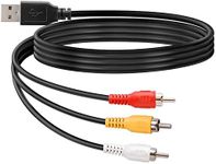 Yeworth USB to 3RCA Cable, 1.5m USB