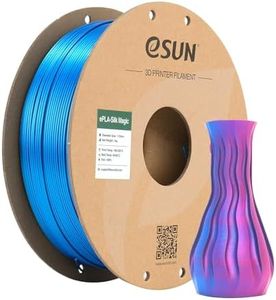 eSUN Silk Magic PLA Filament 1.75mm, Silky Bicolor 3D Printer Filament PLA, Dimensional Accuracy +/- 0.05mm, 1KG Spool (2.2 LBS) 3D Printing Filament for 3D Printers, Silk Red Blue